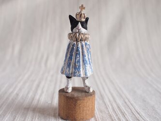 受注制作　いつかの王子様　ハチワレ　塑像の画像