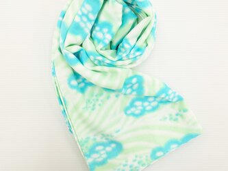 nenari そよふわガーゼストール ウィンド　ミントグリンの画像