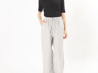 リネンストライプパンツ           ..3910の画像