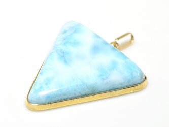 K18 上質ラリマー ペンダントトップ YK-BB060CI2