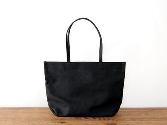 《Canvas》Simple tote Bag ブラックの画像