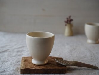 キナリ色のワインカップ　No.916の画像