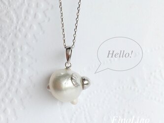 南洋白蝶バロックパール の 羊 ペンダントの画像