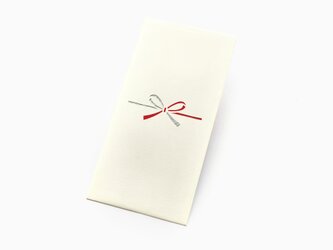 【切り絵の封筒】蝶結び（銀2枚入り）の画像