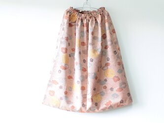 ☆シルク着物スカート☆サーモンピンク♪【再販】/31ks52の画像