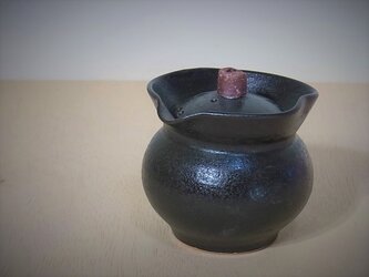 絞り出し急須　漆黒の画像