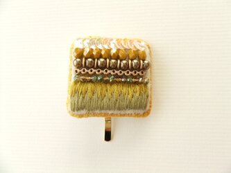 SALE  Hair Accessory　ポニーフック　ビーズ刺繍（K0828)の画像