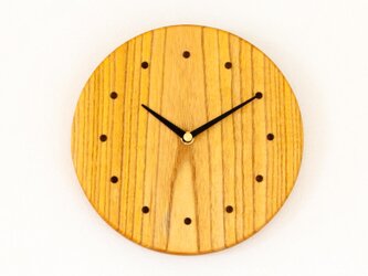 ウルシの木の壁掛け時計１の画像