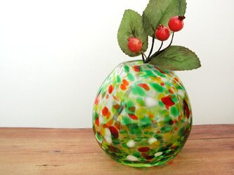 一輪挿し（クリスマス02）の画像