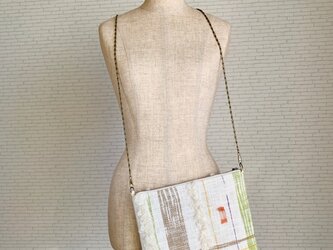 モコモコ　手織りショルダーバッグ　カラフルの画像