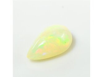 エチオピア オパール　ペアシェイプ　カボション カット　大粒　ルース　天然石　10月誕生石　S-E080CI2の画像