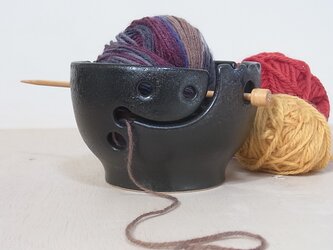 ヤーンボウルsmile　漆黒の画像