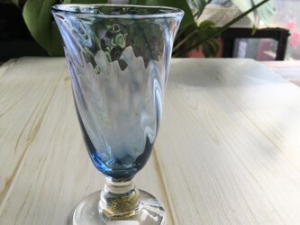 ウメッちゃグラス　ブルー　高・ギフトラッピング無料の画像