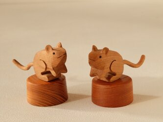 福ネズミ　（チェリー+ケヤキ）の画像