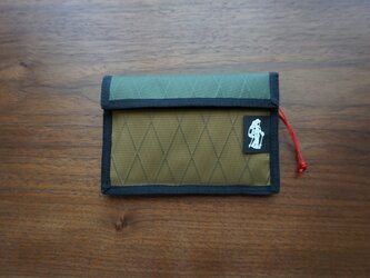 flap pouch  x-pac dark green×coyoteの画像