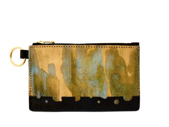 ラストゴールド 青サビ ジップミニウォレット / 小さな財布の画像