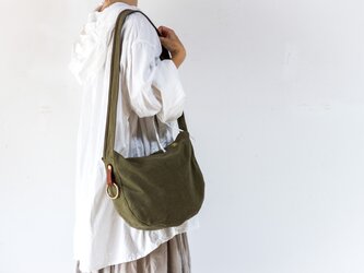 SUI BOWL BAG(washカーキ）[受注生産]の画像