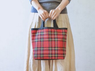 トートバッグ 赤の画像
