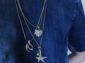 スターネックレス vintage necklace <NE3-L19>の画像