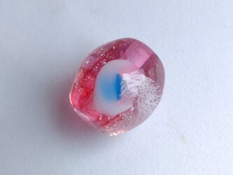 クラゲのとんぼ玉　ピンク8の画像
