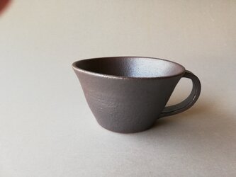 鉄釉カプチーノカップの画像
