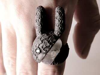 カワイイ深淵 / kawaii abyss "RABBIT" ringの画像