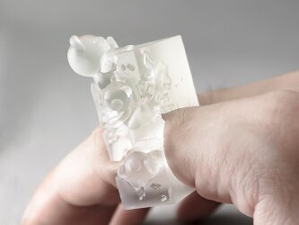 Bear,Bear … and Bear "Transparent SQUARE " / ringの画像