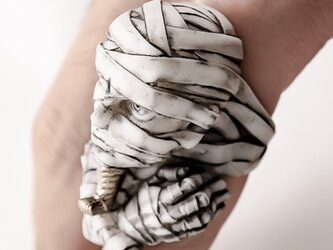 OBAKEDAZO ”Dandy mummy” Gold beard / RINGの画像