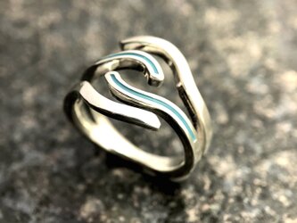 Multiple Wave Ring " いくつもの波が重なったリング”の画像