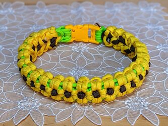 ひまわりの首輪　中型犬用　(内周３４cm)の画像