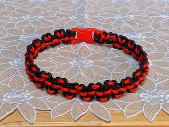 小型犬用　バックルタイプ首輪　(内周２８cm)の画像