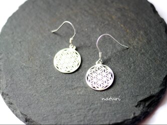 【fleur】sv925 flower of life pierce Ⅱ (2pcs)の画像