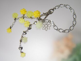 こんぺいとうのバッグチャーム　黄色系の画像