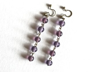 ノンホールピアス No.1130パープルの画像