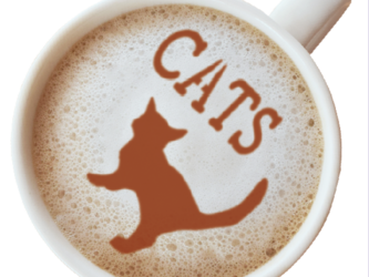 ＜＋R＞CATSカフェアートステンシル　子猫の画像