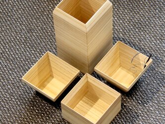 桐の酒器 箱酒器/シラキの画像