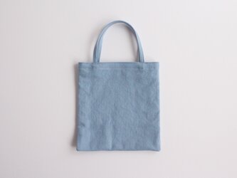 やさしい布の小さなバッグ【空】　帆布の画像