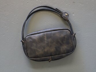 スモーキーnavy：２WAY機能ポシェット◎内装キーホルダー付き：ポケット機能充実しています。の画像