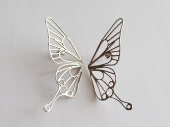 Butterfly(L) piercings / 縦着ピアス / SILVERの画像