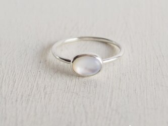 【受注制作】Silver Ring w／White Shellの画像