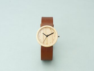 Maple (size M) × Dark Brown (Organic Swedish Leather)の画像