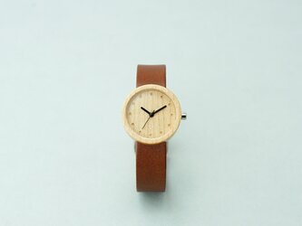 Maple (size S) × Dark Brown (Organic Swedish Leather)の画像