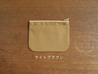 【ライトブラウン】身軽になれる！倉敷帆布のミニ財布の画像
