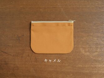 【キャメル】身軽になれる！倉敷帆布のミニ財布の画像