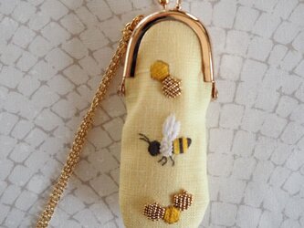 みつばちのLipケース・Yellowの画像