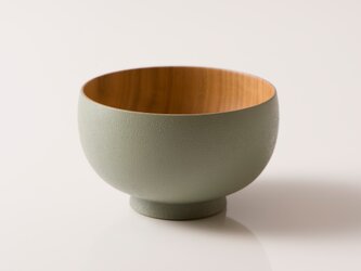 しらさぎ椀M sibo ナチュラル×グリーンの画像