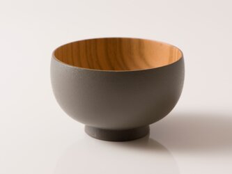 しらさぎ椀M sibo ナチュラル×グレーの画像
