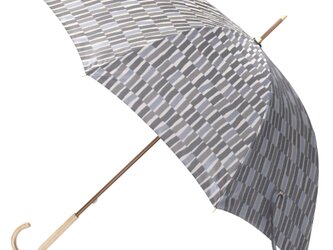 【雨傘】ノルディックジャカード 大枝 グレーの画像