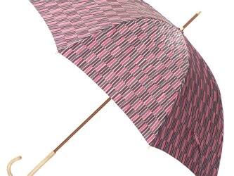 【雨傘】ノルディックジャカード 枝 ピンクの画像