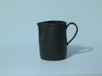 陶器のコーヒーサーバー　黒の画像